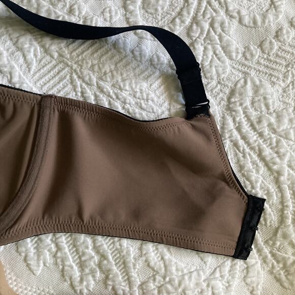 Wacoal Lot of 2 Bras 36G Bra 857303 Back Appeal Minimizer black & nude - Picture 10 of 15